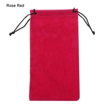 휴대용 안경 소프트 광학 케이스 드로스트링 파우치 가방 선글라스 천, [05] rose red, 05 rose red