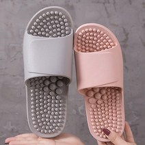 지압슬리퍼 발 지압 슬리퍼 거실 실내 발바닥 건강 실내화 D942, 네이비 270-275/44-45, 1개