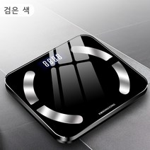 Mosasaur 가정용 스마트 체중계 건강저울 전자저울 지방저울, 블랙계열