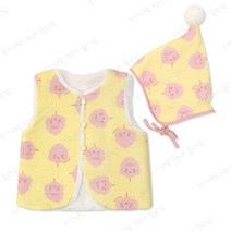 [오가닉맘] 유아 [선물세트] 바르베빠조끼+모자 2종세트(MFWLVE05_MFW7HA02)