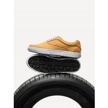 TREADNGROOVE 타이어 스니커즈_시티 드라이브 덱 슈즈(City Drive Deck Shoes)_오렌지 Tire Upcycling Sneakers_City Drive Dec
