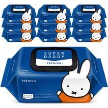 .슈퍼대디 new프리미엄 캡형 70매 10팩 저자극 아기물티슈(77gsm), 상세내용참조