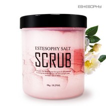 에스테소피 스크럽 솔트 솝 로즈 1kg 사우나소금 미용소금, 단품