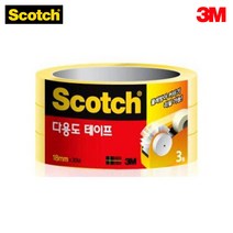 3M 스카치 다용도 테이프 리필 3인치 508 3롤 (18mm), 단품, 단품