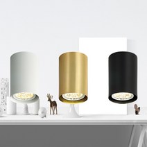 원통직부등 천정 천장 주방 매립등 현관센스등 3인치센서등, 샴페인골드, 인테리어 원통직부30, 30전용(15W전구-노란빛)