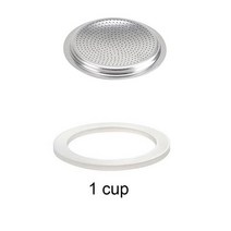 커피 에스프레소 모카 스토브 포트 탑 실리콘 고무 교체 가스켓 씰 컵 메이커 부품, 01 1 cup sieve