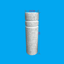바리케이트 석재볼라드 화강석볼라드 디자인 볼라드 야외 대리석 주차 방지, 24x60cm(배송 판매자문의)
