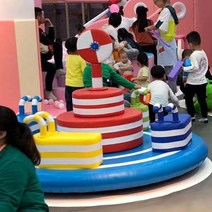 대형 전동 회전목마 키즈 카페 어린이 그네 놀이터, 전기 롤리팝