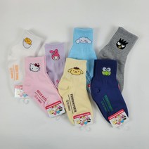 유아동 산리오 캐릭터 양말 세트 키즈 귀여운 패션 발목양말