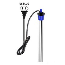 110v-100 v 물고기 탱크 가열 막대 50/200/300/500W 스테인레스 스틸 조정 가능한 수족관 히터 잠수정 온도 조절기, 300W, 110V-US plug