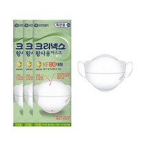 크리넥스 황사용마스크 플러스 KF80 대형 화이트