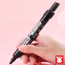 유성 마커펜 2mm 검정색 필기도구 문구 사무용품 매직펜, 단품