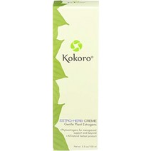 Kokoro Estroherb 펌프 보충제 3.3온스 황체호르몬 프로게스테론 에스트로겐 여성 호르몬 크림 크림, 1개