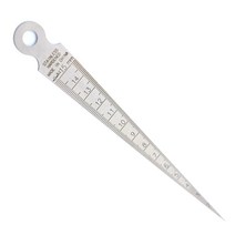 테이퍼 게이지 측정 고정밀 스테인레스 스틸 웨지 필러 구멍 눈금자, 없음