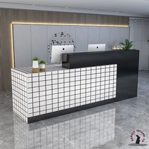 카운터 테이블 인포메이션 안내 데스크 식당 매장 카페 계산대 포스대, 120x60x100cm, U