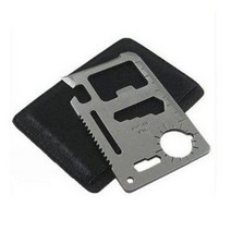 비슈몰유통 맥가이버 휴대용 다용도 만능 멀티 툴 카드형 카드칼, 카드멀티툴