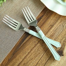 홈파티 플레이팅 포크 (10개입), 민트