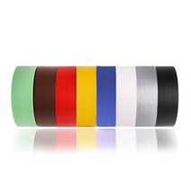 컬러 무광 면테이프 포장 박스 청테이프 라인 표시 테이프 50mm x 50M, 색상, 보라색