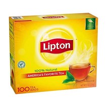 립톤 100% 네츄럴 아메리카 페이버릿 티 100티백