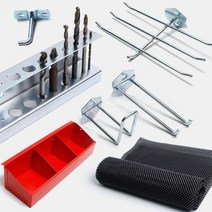 CTM 이동식공구함 전용 공구걸이핀(1핀/2핀/2핀(고리형)/날개형/드릴꽂이/선반걸이공구함/쿠션패드), 1개