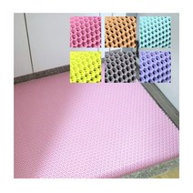 육각벌집매트 120x100cm 발매트 욕실매트 발판 베란다, 민트