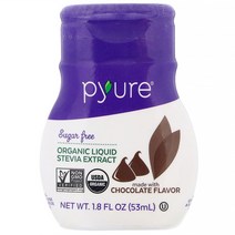 퓨어 액상 스테비아 추출물 익스트랙 초콜릿 53ml Pyure Organic Liquid Stevia Extract Chocolate