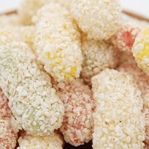 일품 장인 대용량 모듬 유과 1.5kg 벌크유과 명절 한과 선물 박스 호박 찹쌀 백년초 쑥, 5. 쑥