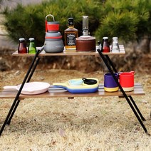 아베나키 2단폴 우드쉘프 캠핑선반 51948, 3단폴우드쉘프