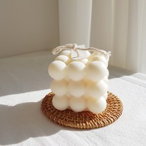 구름캔들 큐브캔들 소이 오브제 인테리어 캔들, 자몽(그레이프프루트)