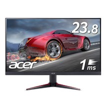 Acer 게이밍 모니터 Nitro 23.8 인치 VG240Ybmiifx IPS 1ms (VRB) 75Hz FPS 방향 풀 HD FreeSync 프레임리스 HDMIx2 스피커 내장 블루 라이트 경감