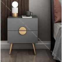 유럽풍 침대 옆 예쁜 로즈골드 미니 협탁 테이블