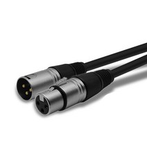 XLR 마이크 케이블 연장 마이크선 캐논잭 라인 잭 XLR 1M-2M-3M-5M-10M, 10M