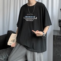 빈티지 스트릿 남성 여름 반팔티 오버핏 송민호 주우재 패션 스타일 티셔츠