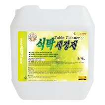 포로스 세정제 18.75L 대용량 업소용 가정용 식탁 끈적임 제거 냉장고 살균 소독제, 1통