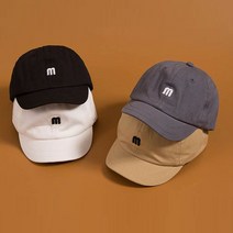 심플 숏캡 남녀공용 m로고 패션 모자 커플 아이템 캠프캡 운동모자 패션모자 매쉬 커플모자 깊은