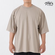 샤카웨어 7.5oz 가먼트다이 드롭 숄더 반팔 무지 티셔츠