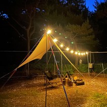 닥터캠프 스트링라이트 (화이트블랙) 캠핑전구 알전구 LED 감성캠핑 조명, 화이트