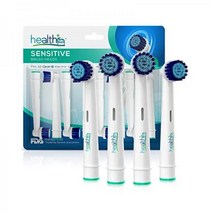 전동칫솔 교체 브러시 헤드 Compatible with 오랄비 Electric Toothbrush Sensitive Replacement Head Generic - 8-Pack G