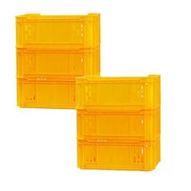 운반 상자 플라스틱 바구니 농산물 식품 사각 5개, 다준다샵쿠팡 상자6-1호 5개