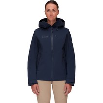 마무트 바람막이 Mammut Alto Guide 하드쉘 후드 재킷 여성 마린