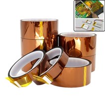 전자회로 기판 열 테이프 30mm 캡톤 고온 폴리이미드 필름 테프론 열선 방열 절연 3D프린터 가정 업소 사무실