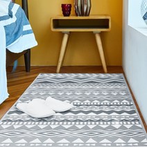 타임투데코 에스닉 볼드 극세사 리빙러그