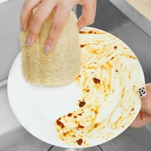 친환경 다용도 천연수세미 수새미 오이 섬유질 건 수세미 설거지 주방용 욕실용 아기 샤워타올 루파 제로웨이스트, 10개입