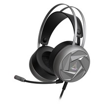 앱코 N300 가상 7.1 ENC 게이밍 헤드셋 그레이, 1