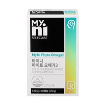 임산부 식물성오메가3 비타민d 마이니 파이토 오메가3 PTP포장, 1개, 60캡슐