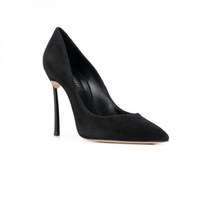 Other Brand 카사데이 젯 블랙 스웨이드 펌프스 1F161D100HHCMSC9000. M0181028824