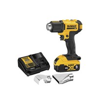 [관부가세 미포함] Dewalt 디월트 DCE530P1 무선 히트건 열풍기 키트 DEWALT 20V Max Cordless Heat Gun Kit