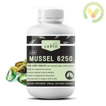 유비바이오ㅣ뉴질랜드 초록입홍합 그린머슬 6250mg 360캡슐, 1개, 기본