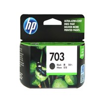 HP 정품잉크 NO.703, 블랙, 1개