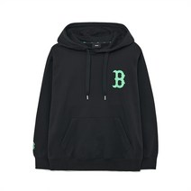 MLB 엠엘비 공용 체커보드 빅로고 오버핏 후드티 3AHDO0131-43BKS 색상 블랙